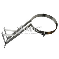 Дымоходный кронштейн телескопический (усиленный) 350-600 DN 230