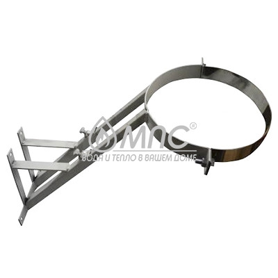 Дымоходный кронштейн телескопический (усиленный) 350-600 DN 230