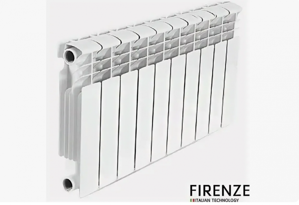 Дефект битый Радиатор алюминиевый 350/ 80 FIRENZE