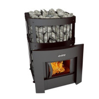 Печь банная каменка Grill'D Fortuna 200 G (window,black)