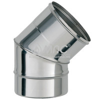 Дымоходный п/отвод DN 150, толщина 0,8мм