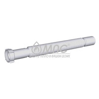 Гофра Анипласт (Россия) K-115 с гайкой 1 1/2х50 удлиненная