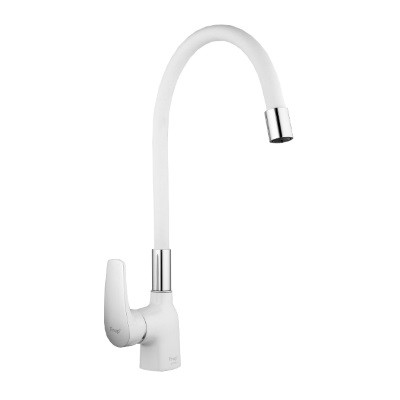 Смеситель FRAP для кухни F4453-03 гибкий излив, белый