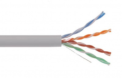 Кабель связи витая пара NL-CCA UTP 4PR 24 AWG CAT5е, серый Кабель связи витая пара NL-CCA UTP 4PR 24 AWG CAT5е, серый