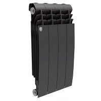Радиатор биметаллический 500/ 80 Royal-thermo BiLiner, черный Радиатор биметаллический 500/ 80 Royal-thermo BiLiner, черный