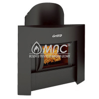 Печь банная каменка Grill'D AURORA 160 Long black Window Печь банная каменка Grill'D AURORA 160 Long black Window