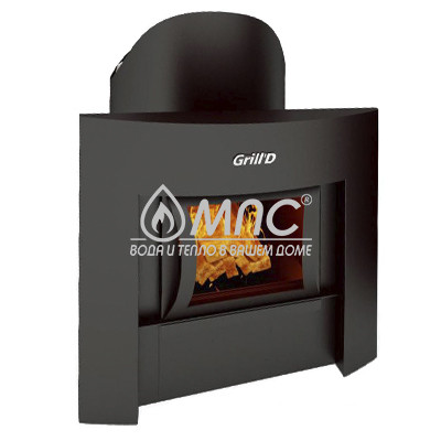 Печь банная каменка Grill'D AURORA 160 Long black Window Печь банная каменка Grill'D AURORA 160 Long black Window