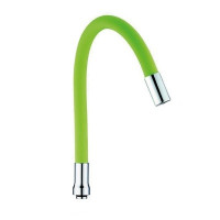 Излив (гусак) для кухни Glauf ZOP4 UCG-3257GN гибкий, силиконовый, зеленый