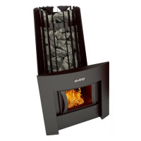 Печь банная каменка Grill'D Cometa 180 Vega Window black Печь банная каменка Grill'D Cometa 180 Vega Window black