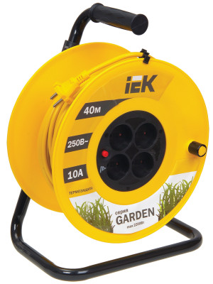 Катушка"IEK" 4 места 30м. Garden WKP23-06-04-30