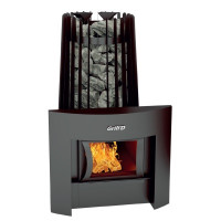 Печь банная каменка Grill'D Cometa 180 Window black Печь банная каменка Grill'D Cometa 180 Window black
