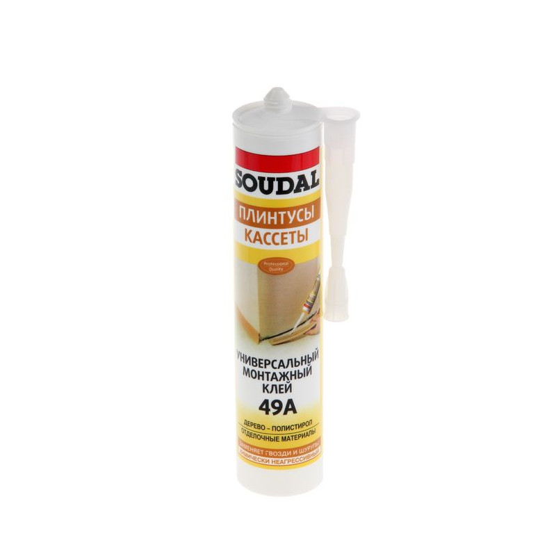Клей SOUDAL Универсальный монтажный 49 А RU 280мл