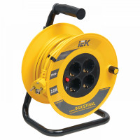 Электротовары:Катушка"IEK" 4 места 30м. Industrial WKP15-16-04-30
