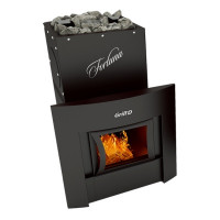 Печь банная каменка Grill'D Fortuna 280 (window,black)