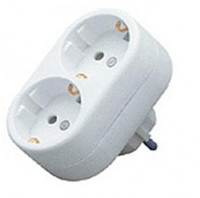 Тройник IEK 2 круглых места WTP10-16-02