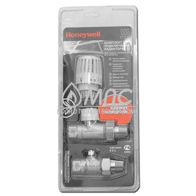 Комплект термостатический Honeywell (Германия) для радиатора, прямой d15 Комплект термостатический Honeywell (Германия) для радиатора, прямой d15