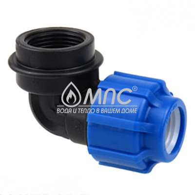 Отвод полиэтиленовый DN .90 Х"4" в.р Отвод полиэтиленовый DN .90 Х"4" в.р