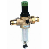 Редуктор давления Honeywell 1-6 бар d25 с фильтром, пластиковая колба Редуктор давления Honeywell 1-6 бар d25 с фильтром, пластиковая колба