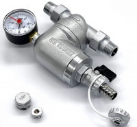 Фильтр с прямоточной промывкой ZEISSLER d20, латунная колба, с маном., вращающийся (ZSF.303.0105N) Фильтр с прямоточной промывкой ZEISSLER d20, латунная колба, с маном., вращающийся (ZSF.303.0105N)
