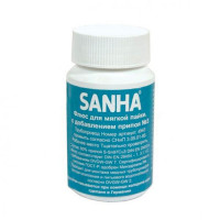 Медь, Флюс-паста 250гр SANHA Sn97Cu3 с добавлением припоя №3 (4943)