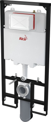 Инсталляция AlCAPLAST (Чехия), FUN INOX (клавиша хром)