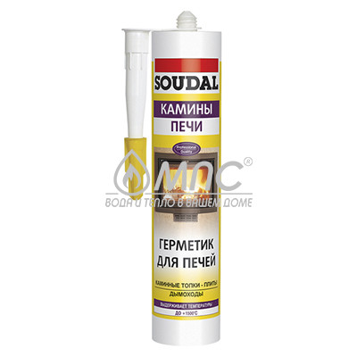 Силикон дымоходный, огнеупорный SOUDAL 300мл Калофер (черный для каминов и печей) Силикон дымоходный, огнеупорный SOUDAL 300мл Калофер (черный для каминов и печей)