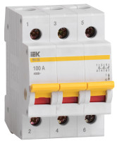 Выкл. нагрузки (мини рубильник) IEK ВН-32 3Р 40А MNV10-3-040 Выкл. нагрузки (мини рубильник) IEK ВН-32 3Р 40А MNV10-3-040