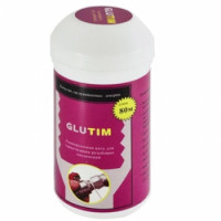 Фум нить GLUTIM 80м универсальная для газа и воды (моток в тубе с резаком)