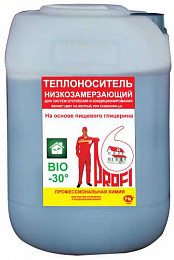 Теплоноситель PROFI-BIO-30 на основе глицерина ( 30L в канистре) Теплоноситель PROFI-BIO-30 на основе глицерина ( 30L в канистре)