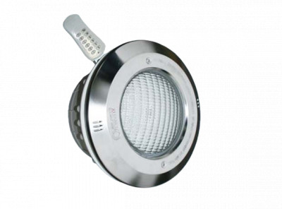 Прожектор EMAUX LED-NP300S  RGB( 16W\12V) 252LEDs с пультом под алькор, хромированный корпус