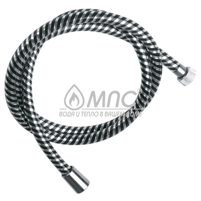 Шланг для душа 1,8м PVC c черной полоской