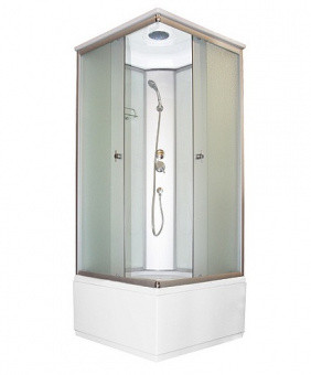 Душевая кабина NIAGARA QUADRO NG-2304-14 (90х90х215) высокий поддон, стекло матовое Душевая кабина NIAGARA QUADRO NG-2304-14 (90х90х215) высокий поддон, стекло матовое