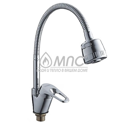 Смеситель LEDEME для кухни L 4313 с гибким изливом