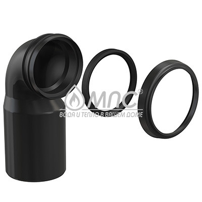 Инсталляция AlCAPLAST, патрубок угловой 90/110 М 906 Инсталляция AlCAPLAST, патрубок угловой 90/110 М 906