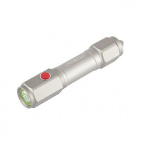 Фонарь автомобильный спасатель,1Вт LED, встроенное лезвие,молоток,3реж., 3хААА Stern код90524