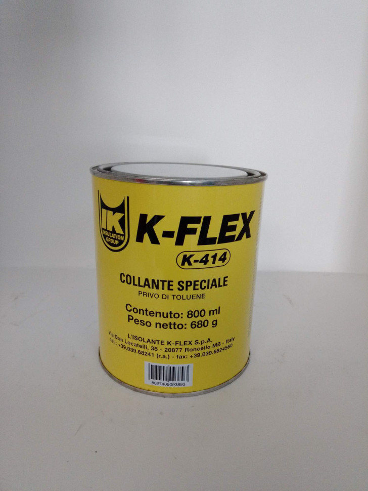 Клей K-flex 0,8л для трубного утеплителя