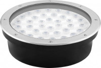 Прожектор для фонтана зеркальный пластик.12v  51LED5-135мм зеленый