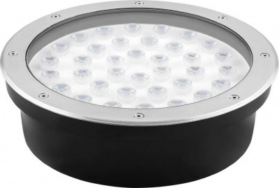 Прожектор для фонтана зеркальный пластик.12v  51LED5-135мм зеленый