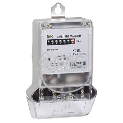 Счетчик Энергомера 1ф. СЕ 101 R5 145М6 5-60А DIN