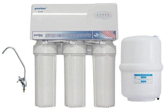 Система водоочистная WATER QUALITY YL-RO50G-5 (обр.осмос, с насосом) с гид/ак Система водоочистная WATER QUALITY YL-RO50G-5 (обр.осмос, с насосом) с гид/ак