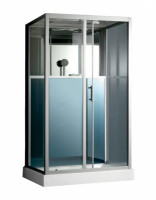 Душевая кабина MIRWELL МR-3517 TP-C3 (170х80х215) белая задняя стенка, хром. профиль, матовые пере
