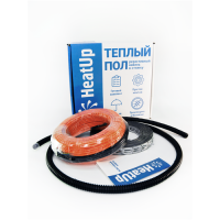 Теплый пол HeatUp (Малайзия) кабель в стяжку  90м / 1800Вт (готовый комплект с закладными)