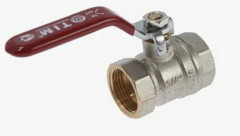 Кран шаровый 40 TIM STANDART м/м, ручка Кран шаровый 40 TIM STANDART м/м, ручка