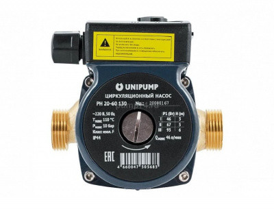 Насос UNIPUMP циркуляционный PH 20-60/130 для ГВС, теплого пола
