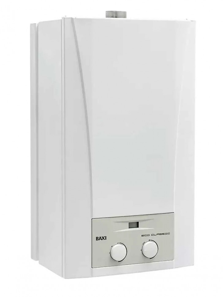 Котел BAXI газовый настенный ECO CLASSIC 10F (10кВт), двухконтурный с закрытой камерой, б/д