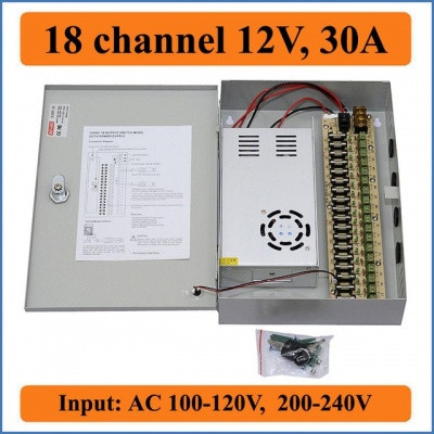 Блок коммут SE-AS210J на 18 выходов (CCTV Power Supply) Блок коммут SE-AS210J на 18 выходов (CCTV Power Supply)