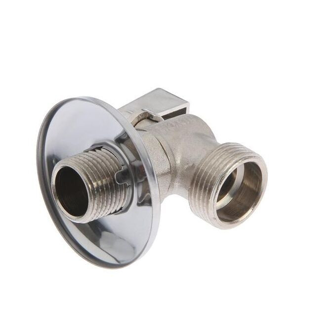 Кран угловой TIM декор 1/2х3/4х3/4 н.р. (3-ходовой) с отражателем BL 5857.23S, нержавейка Кран угловой TIM декор 1/2х3/4х3/4 н.р. (3-ходовой) с отражателем BL 5857.23S, нержавейка