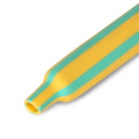 Трубка термоусаживаемая ТУТ 30/15 желто-зеленая