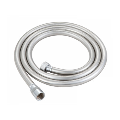 Шланг для душа 1,5м силиконовый TIM, серебристый (С-М150-04SV) Шланг для душа 1,5м силиконовый TIM, серебристый (С-М150-04SV)