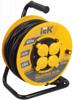 Катушка"IEK" 4 места 40м. Garden  WKP23-10-04-40